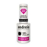 Andreia Professional Power Base Gellack Unterlack - Milchig Weiß 10.5ml