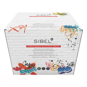 Sibel Geprägte Alufolie Rolle 12,7x97m 15µ Graffiti