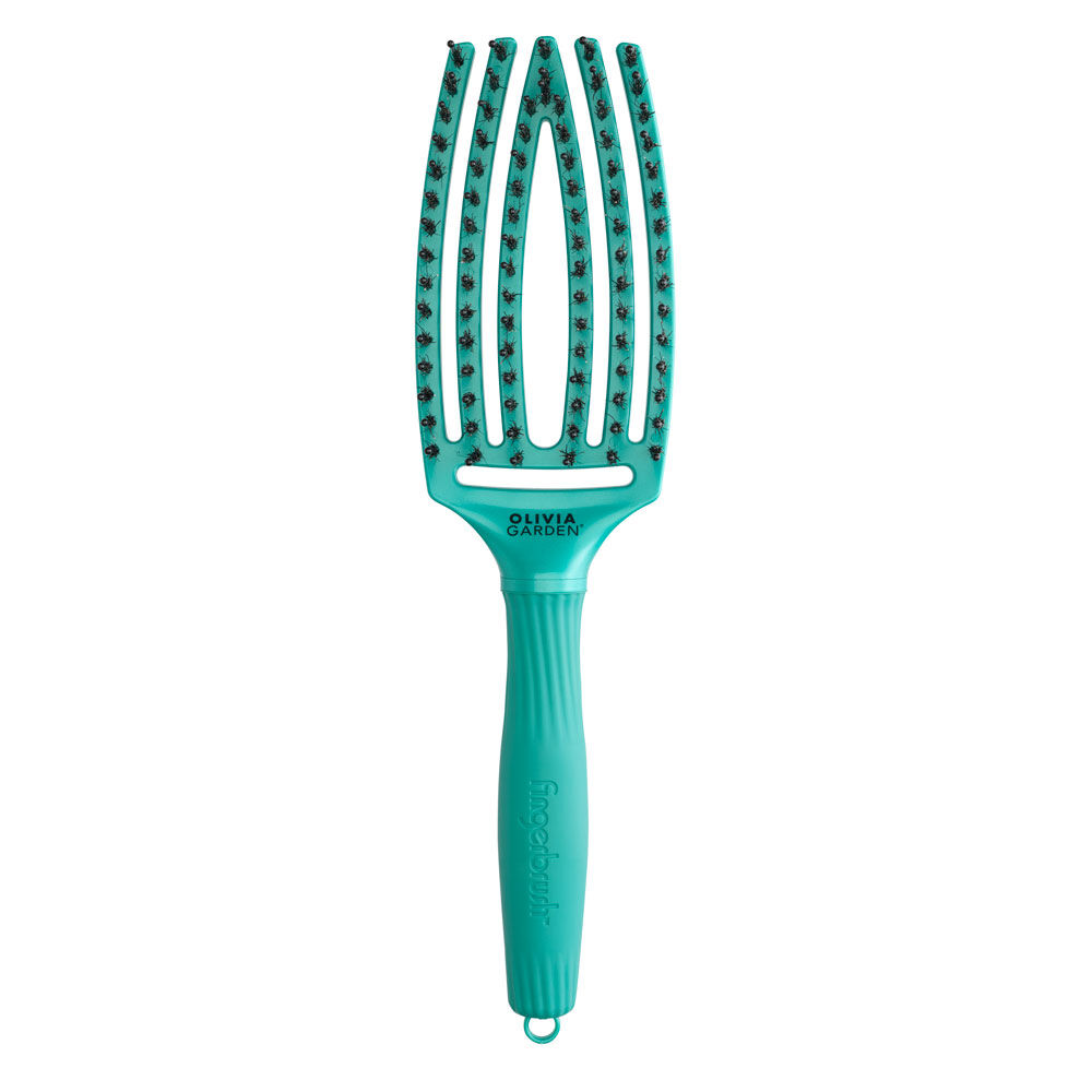 Olivia Garden Fingerbrush Iconic Wildschweinborsten & Nylon - Fall And Beyond Kollektion - V3NU5 Gr&uuml;n