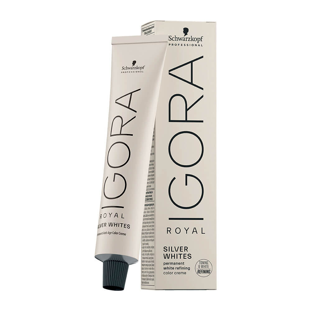 Schwarzkopf Igora Royal Silver Whites Permanent Haarfarbe 60ml Taubengrau