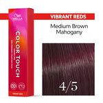 Wella Professionals Color Touch Demi-permanente Haarfarbe 4/5 Mittelbraun Mahagoni 60ml