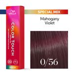 Wella Professionals Color Touch Demi-permanente Haarfarbe 0/56 Mahagoni violett 60ml