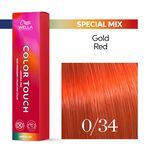 Wella Professionals Color Touch Demi-permanente Haarfarbe 0/34 Gold rot 60ml