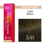 Wella Professionals Color Touch Demi-permanente Haarfarbe 5/0 Hellbraun 60ml