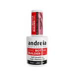 Andreia Professional One Bottle Builder Gel 3 In 1 - Aufbaugel 3 In 1 Geringe Viskosit&auml;t - Altrosa 14ml