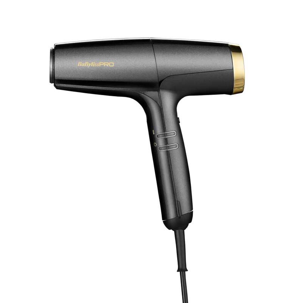 BaByliss PRO Falco Italienischer Hochgeschwindigkeitsföhn Gold Schwarz BAB8550E