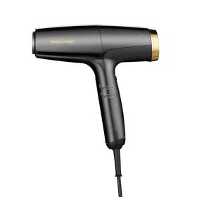 BaByliss PRO Falco Italienischer Hochgeschwindigkeitsföhn Gold Schwarz BAB8550E