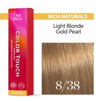 Wella Professionals Color Touch Demi-permanente Haarfarbe 8/38 Hellblond Gold perl 60ml