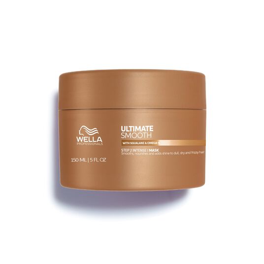 Wella Professionals Ultimate Smooth Mask 150ml Intensive Haarmaske, spendet Feuchtigkeit und wirkt gegen Frizz. Mit Squalan und Omega-9, f&uuml;r spr&ouml;des und glanzloses Haar. (Reisegr&ouml;&szlig;e)