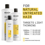 Nioxin System 1 Kopfhaut + Haar Shampoo 1l