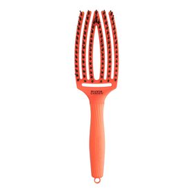 Olivia Garden Fingerbrush Care Dolce Vita Iconic Wildschwein- und Nylonbürste Orange Spritz