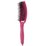 Olivia Garden Fingerbrush Pflege Ikonisch Wildschwein & Nylon Heißes Rosa