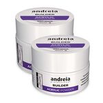 Andreia Professional Acrylpulver - Sanftes Wei&szlig; 35g