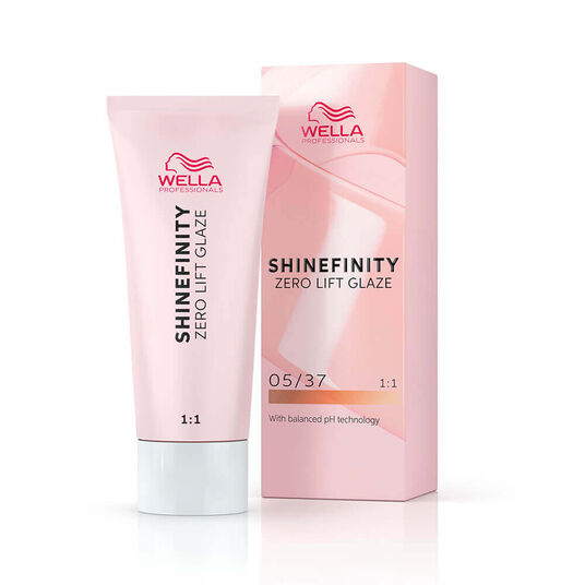 Wella Professionals Shinefinity Zero Lift Glaze Demi-permanente Haarfarbe 05/37 Warm Caramel Espresso 60ml