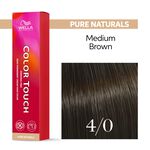 Wella Professionals Color Touch Demi-permanente Haarfarbe 4/0 Mittelbraun 60ml