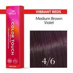 Wella Professionals Color Touch Demi-permanente Haarfarbe 4/6 Mittelbraun Violett 60ml