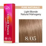 Wella Professionals Color Touch Demi-permanente Haarfarbe 8/05 Hellblond Natur mahagoni 60ml