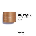 Wella Professionals Ultimate Smooth Mask 150ml Intensive Haarmaske, spendet Feuchtigkeit und wirkt gegen Frizz. Mit Squalan und Omega-9, für sprödes und glanzloses Haar. (Reisegröße)