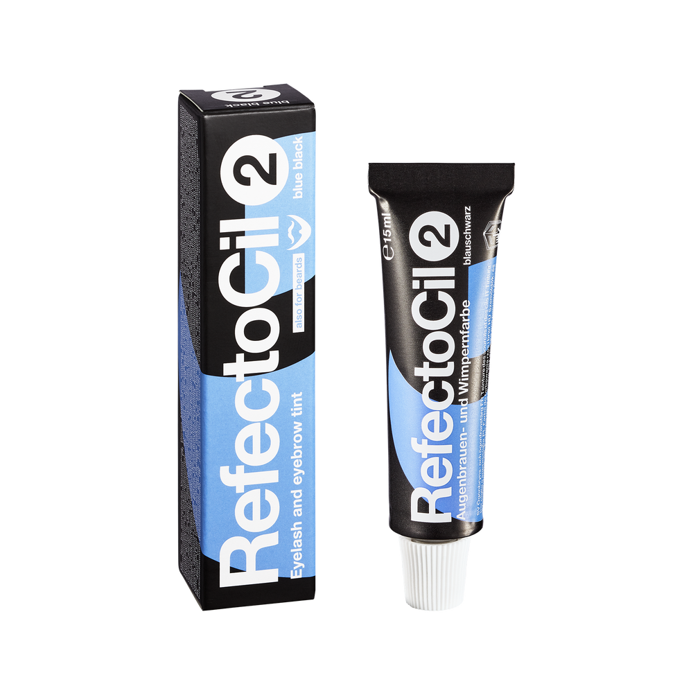 Refectocil Wimpern- und Augenbrauenfarbe 2 Blau Schwarz 15ml
