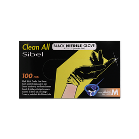 Clean All Gloves Nitrile Black