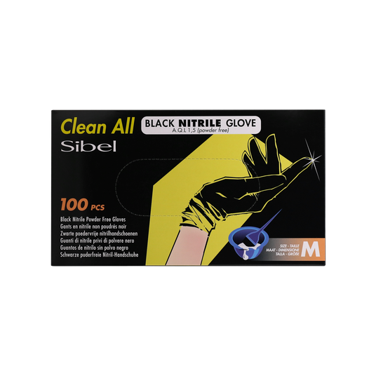 Clean All Gloves Nitrile Black