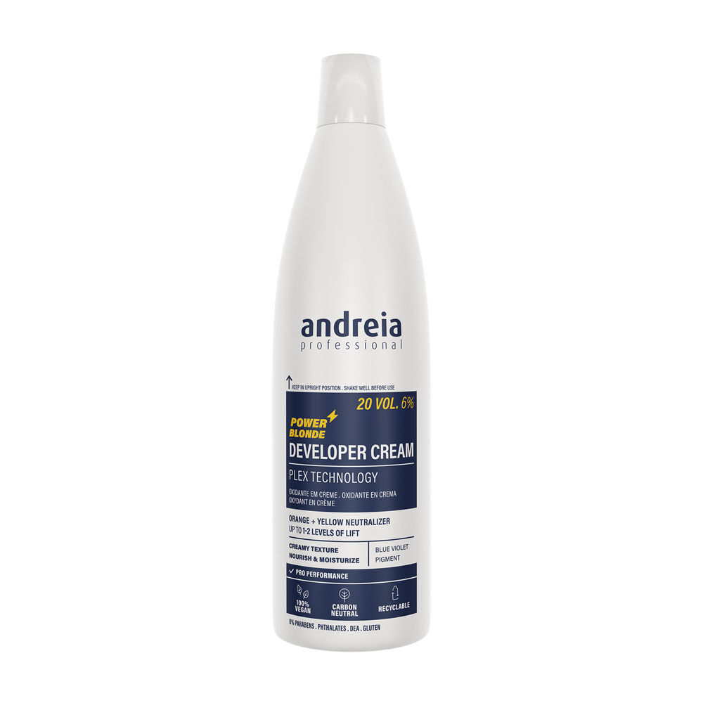 Andreia Professional Developer Cream Power Blonde - Veganes Wasserstoffperoxid 20V 6% 1L