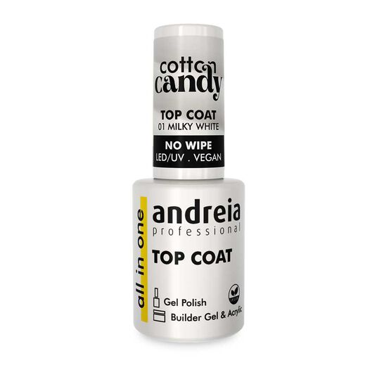 Andreia Professional All In One Gellack &Uuml;berlack - Cotton Candy 01 Milky White 10.5ml