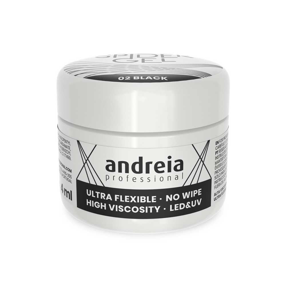 Andreia Professional Spider Gel - 02 Schwarz 4ml