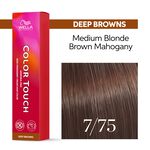 Wella Professionals Color Touch Demi-permanente Haarfarbe 7/75 Mittelblond Braun mahagoni 60ml