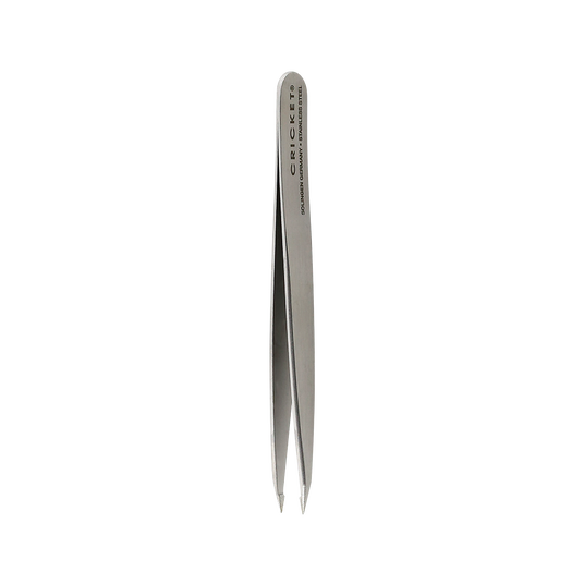 Cricket Stahlpinzette mit ultrafeiner Spitze