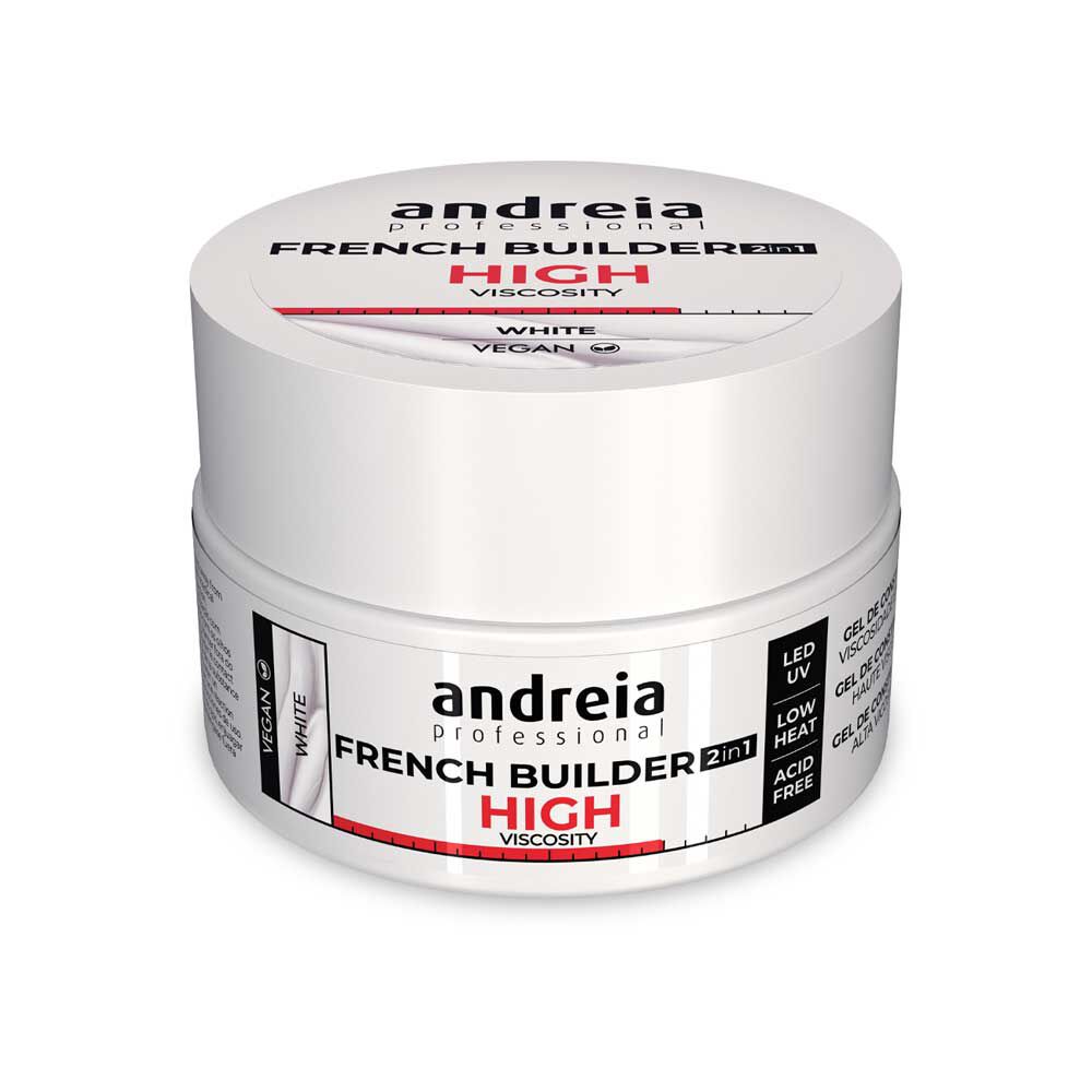 Andreia Professional French Builder 2 in 1 - Hohe Viskosität Weiß 22g