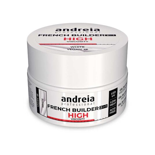 Andreia Professional French Builder 2 in 1 - Hohe Viskosit&auml;t Wei&szlig; 22g