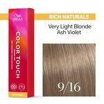 Wella Professionals Color Touch Demi-permanente Haarfarbe 9/16 Lichtblond Asch violett 60ml