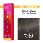 Wella Professionals Color Touch Demi-permanente Haarfarbe 7/19 Mittelblond Asch-Fumé 60ml