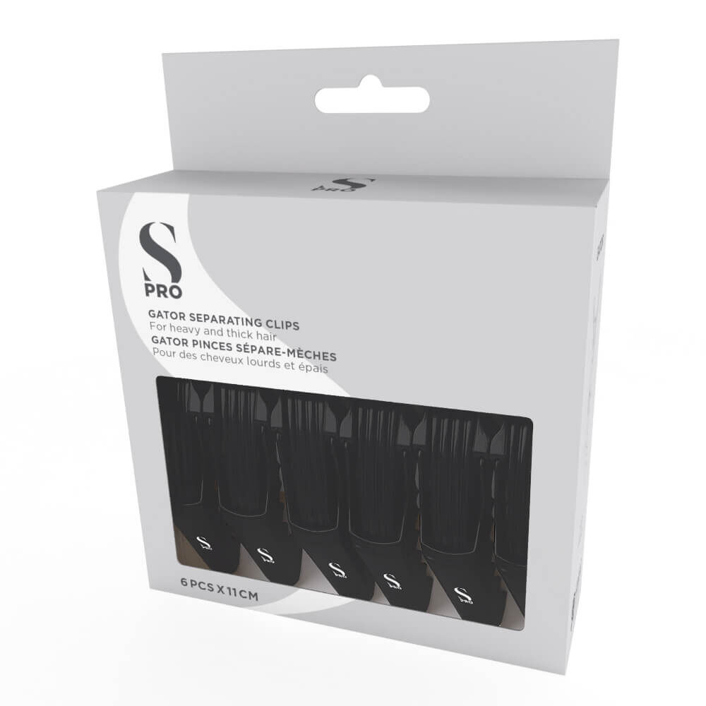 S-PRO Strong Abteilklammern 11cm Schwarz 6St. S-PRO Strong Abteilklammern 11cm Schwarz 6St.