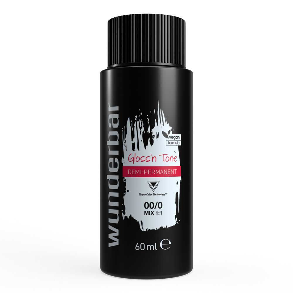 Wunderbar Gloss'n Tone Demi-Permanente Flüssighaarfarbe 00/0 Klar 60ml