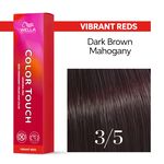 Wella Professionals Color Touch Demi-permanente Haarfarbe 3/5 Dunkelbraun Mahagoni 60ml