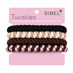 Sibel Twisties Haargummis Mehrfarbig Anzeige 30Stk