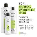 Nioxin System 2 Kopfhaut + Haar Shampoo 1l