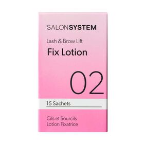 Salon System Lash & Brow Lift Schritt 2 Wimpern- Und Augenbrauen-Fixierungs-Lotion Päckchen 15 Stk.