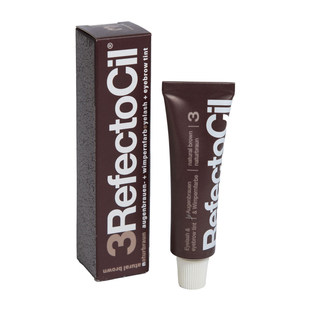 Refectocil Wimpern- und Augenbrauenfarbe 3 Natürlich Braun 15ml