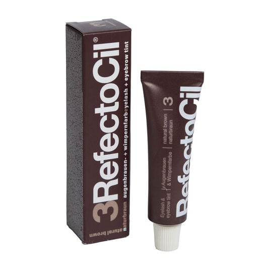 Refectocil Wimpern- und Augenbrauenfarbe 3 Nat&uuml;rlich Braun 15ml