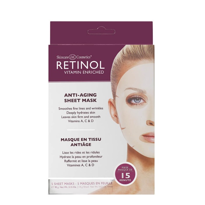 Retinol Anti-Aging Mask – 5er-Pack 90 g