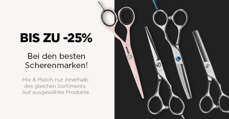 Scheren: bis zu 25 % Rabatt