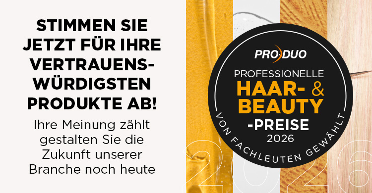 Entdecke die Nominierten der Professionelle Haar und Beauty Preise 2026