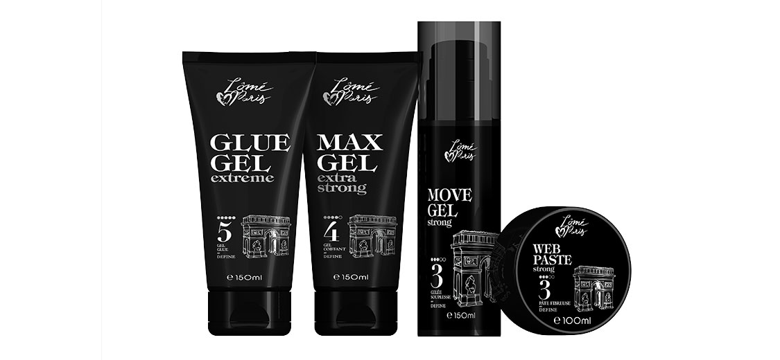 Lômé Paris Stylingprodukte Definition – Gruppenabbildung